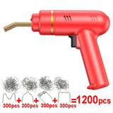 200W high-power gun wireless portable hot plastic welding hine stapler bumper repair car kit