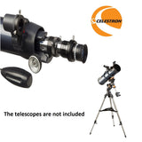 Celestron AstroMaster Accessory Kit Include 2X Barlow Lens 6mm Ploss 15mm Kellner Eyepiece #25 #80A Filter Moon Filter