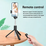 Selfie Stick with Light Portable Phone Tripod for iPhone 15 Pro Max/15/14 Pro/14/13/12/11 Samsung S22 S21 S20 Android