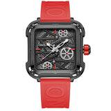ONOLA Brand Classic Mens Retro Watches Automatic Mechanical Watch Clock Genuine Leather Waterproof Military Wristwatch