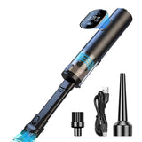Portable 14 000pa With Strong Suction Wet And Dry Car Cleaner Rechargeable Handheld Vacuum