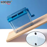 Mini Manual Paper Shredder A6 Office Document Destroyer Receipts Tickets Thick Cardstock Cutting hine 18x15x10.5cm