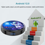 TV98 Max Android 12 Wifi 4G 5G TV HDR10+ Support 8K Video Allwinner H618 4K 3D 2GB 16GB Smart Voice Set Top Box