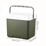 Refrigerator 13L Fresh-Keeping Incubator Large Capacity Food Storage Box Cooler Car Ice Bucket Camping BBQ Equipment