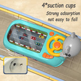 Racing Car Electronic Adventure Game Steering Wheel Driving Toy Children Simulation Vehicles With Music Sound For Kids Gift/Xmas