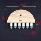 Jade Gouache Scraper Body Massager Meridian Energy Brush Wood Therapy Acupuncture SPA Detox And Beauty Scraping Guasha Board