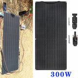 120W/110W Monocrystale Solar Panel 18V Flexible Solars Module Plate for Car Battery Charger/Power Bank/Camping/Hiking/Home