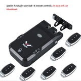 WF-026 cerradura inteligente de seguridad tuya wifi optional remote control invisible smart door lock keyless entry home