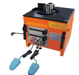 RB-25 Electric Hydraulic Bender Cutter W/ Foot Pedals 1700W 110V Speed 5-6S 6mm-25mm for Bending Rebar Steel Bar