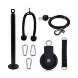 Fiess DIY Cable System Heavy Duty Pulldown and Lift Pulley Workout Equipment for Forearm Shoulder