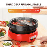 Multifunction 2 in 1 Electric Hot Pot & Barbecue Stove - 7L Capacity, 1300W