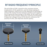 NEW 448K Radio Frequency Beauty Device RF Skin Lifting Machine for Face Body Facial Rejuvenation Tighten Eye Bag Remove Massager