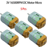 1/2/5/10PCS 3V 16500RPM DC Micro Mini High-speed 130 for DIY Handmade Four-wheel Drive Toy Motor Accessories