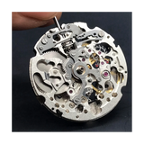 Gold 8N24 Mechanical Miyota 21 Jewels Skeleton Automatic Movement