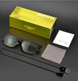 Outdoor Cycling Smart Bluetooth Glasses, Technology Directional Fully Open Audio Wireless Earphones, Multifunctional Sports Glasses Sunglasses