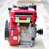 High-Power Air-Cooled Diesel Engine Tank 168F Threshing hine Agricultural Micro-Tiller Pumping Oil Pump Generator Head