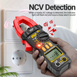 Clamp Meter 6000 Counts AC/DC Voltage 600A Current Multimeter Resistance Capacitance High Precision Tester Tool
