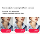 LED Live Streaming Ring Studio Photography Selfie Tattoo Fill Light Black (6.5 inch)