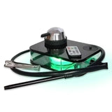 CRUSHER LED Smoking Hookah Set Grass Bowl Charcoal Burning Herb Water Filtration Pipe Tobacco Shop Accessories