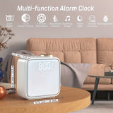 1pc Sunrise Hatch Alarm Clocks For Bedrooms, Digital Loud Alarm Clock For Heavy Sleepers Adults, Kids Dual Alarm Clock With Wake Up Light & Snooze, 6 Scenes Simulation & 6 Soothing Sounds, 10 Colors Sleep Aid Night Light