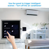 4-inch LCD Touch Screen Tuya Home Panel WiFi Smart Scene Wall Switch ZigBee BT Function APP Remote Control