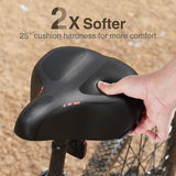 Comfortable Seat, Universal Fit For Exercise Mountain And Electric Bikes, Oversized Bike Seat