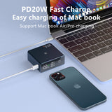 New Design 20000mAh 15W Magnetic Wireless Power Bank PD 20W Fast Charging With Touch LED Display For Book Pro Laptop