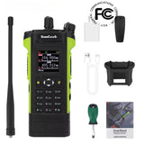 APX-8000 12W Band Walkie Talkie Radio VHF UHF Handheld Transceiver with Dual PTT Duplex Working Mode