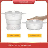 Folding Electric Cooker Multifunction Mini Rice Student Dormitory Noodle For Kitchen Home Travel Hot Pot