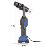 Portable rechargeable HHZD-60K electric straight handle hydraulic hole opener stainless steel metal plate manual easy opening