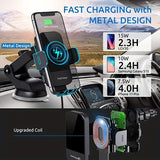 Car wireless 15W fast charging charger, car phone holder accessory