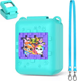 Silicone Cover Case for Bitzee Interactive Toy Digital Pet Case, with Shoulder and Hand Strap, Protective Skin Sleeve