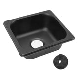 175 160 X 70mm 304 Stainless Steel Black Electroplated Drop in for Boat Camper RV Sink
