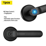 Electronic door biometric fingerprint unlock WiFi Tuya/TTlock application controls smart password lock keyless entry