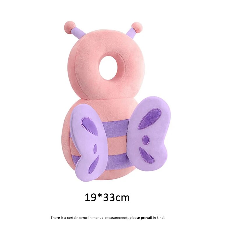 Head Protection Butterfly Shape Soft & Comfortable Children's Anti-fall Back Pillow For Baby Toddler