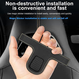 Sturdy Purse Hanger Headrest Hook Stylish Pu Leather Car Seat Hoo Vehicle Organizer Accessory