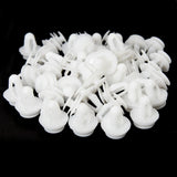 50pcs Auto Bumper Fender 8mm Hole Car Fixed Rivet Retainer Plastic Rivets Fastener Push Clips