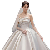 Temperament Princess Style French Satin Tail