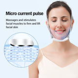EMS Slimming hine Remove Double Chin Cheek Facial Lift Belt Hot Compress Face Vibration Massager Skin Care