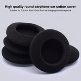 2Pcs 3.5/4.5/5/5.5/6cm Black Foam Protection Thicken Cushions Headphone Ear Sponge Pads Replacement
