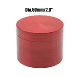 CRUSHER 40/50/63mm Dry Herb Grass Tobacco Grinder Zinc Alloy 4 Laye Manual Spice Herbal Grinders for Smoking Accessories