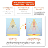 Erchang F68 Wireless Fish Finder Depth Echo Sounder Dual Frequency Sonar Alarm Transducer Fishfinder IOS&Android With GPS