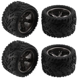 4Pcs Tires for XINLEHONG 9125 9116 X9115 GPTOYS S911 S912 1/12 RC Car