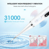 Electric Ultrasonic Scaler with LED Tartar Remover Electic Sonic Tooth Cleaner Dental Stone Removal Household