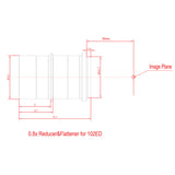 SV193 0.8x defocusing flat field mirror suitable for SV503 102F7