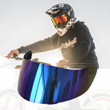 Full Face Shield Anti-scratch Moto Windshield Cte UV Protection Motorbike Helmet Discoloration Lens for AGV K5 K3SV K1