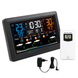 Tuya WIFI Smart Station - Indoor/Outdoor Temperature & Humidity Meter, Weather Forecast, Multifunctional Alarm Clock.