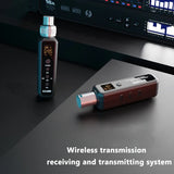 Microphone Converter Wireless Mic Transmitter+Micro Phone Receiver System XLR Adapter UHutomatic for Condenser Dynamic Audio