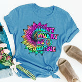 Women's Amazon Sunflower Pattern Printed Short-sleeved T-shirt Women's Top
