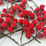Crystal Imitation Fruit Xmas Tree Wedding Decoration Wreath (10pcs/pack) 4 * 7cm Christmas Berry wer Bundle